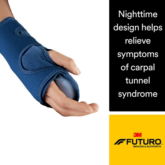 FUTURO Night Wrist Sleep Support Sleeping Brace for Carpal Tunnel & Sprain - Picture 2 of 16